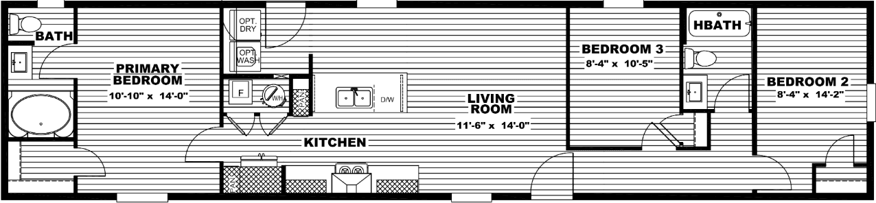 Clark floor plan home features